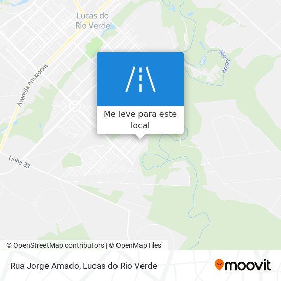 Rua Jorge Amado mapa