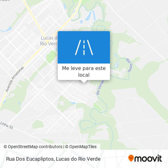 Rua Dos Eucapliptos mapa