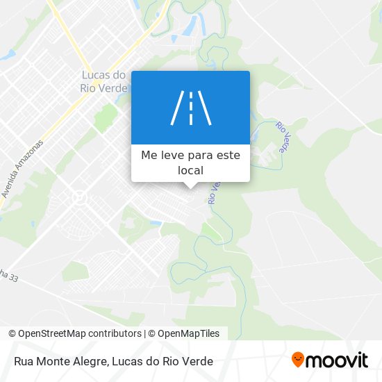 Rua Monte Alegre mapa