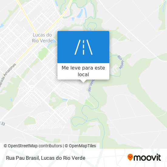 Rua Pau Brasil mapa