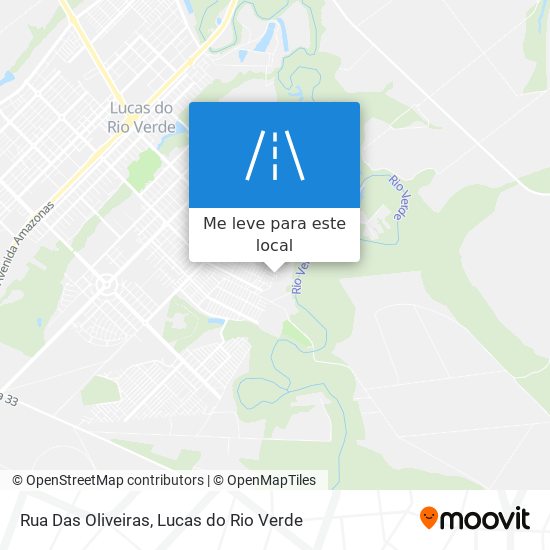 Rua Das Oliveiras mapa