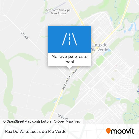 Rua Do Vale mapa