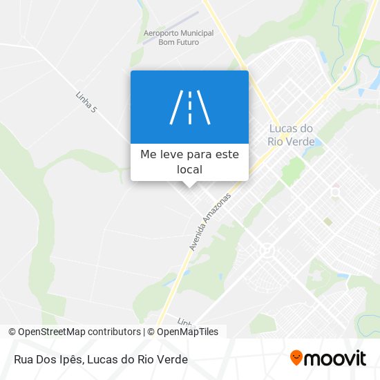 Rua Dos Ipês mapa