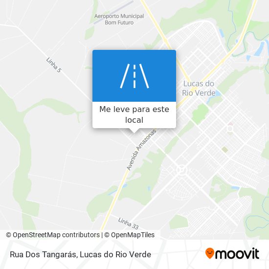 Rua Dos Tangarás mapa