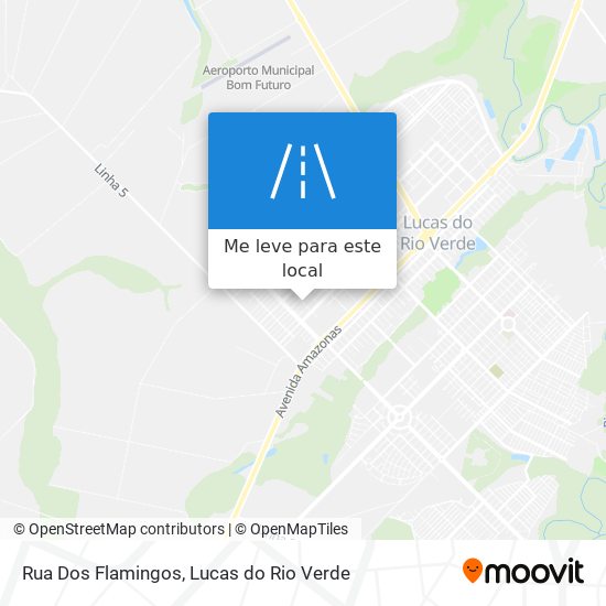 Rua Dos Flamingos mapa