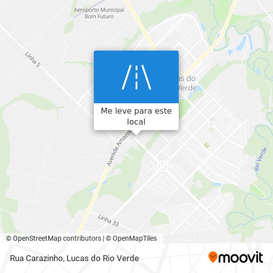 Rua Carazinho mapa