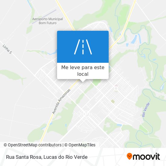 Rua Santa Rosa mapa