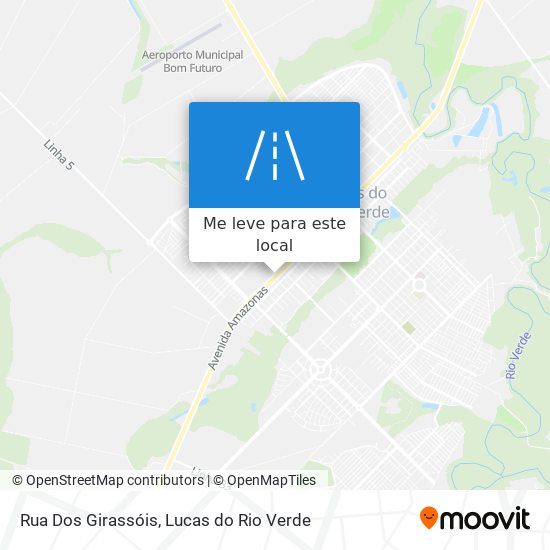 Rua Dos Girassóis mapa