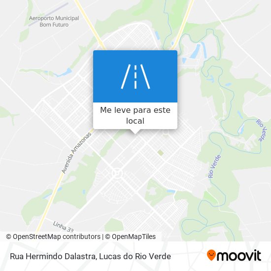 Rua Hermindo Dalastra mapa