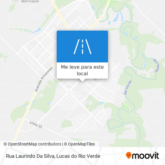 Rua Laurindo Da Silva mapa