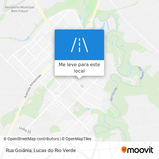 Rua Goiânia mapa