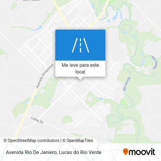Avenida Rio De Janiero mapa