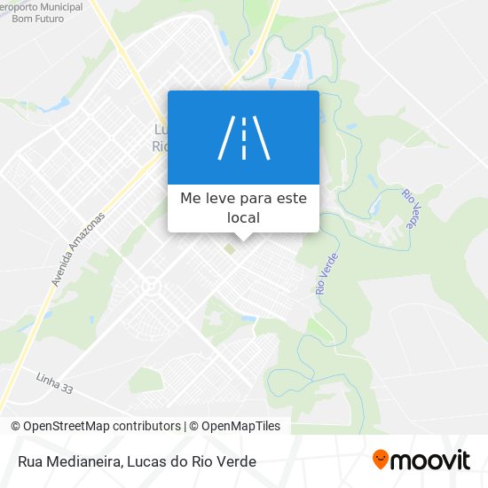 Rua Medianeira mapa