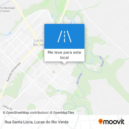 Rua Santa Lúcia mapa