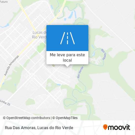 Rua Das Amoras mapa