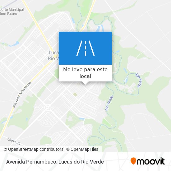Avenida Pernambuco mapa