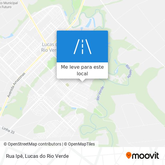 Rua Ipê mapa