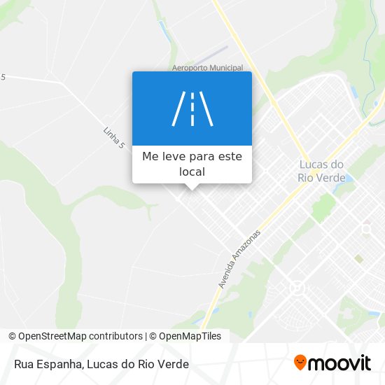 Rua Espanha mapa