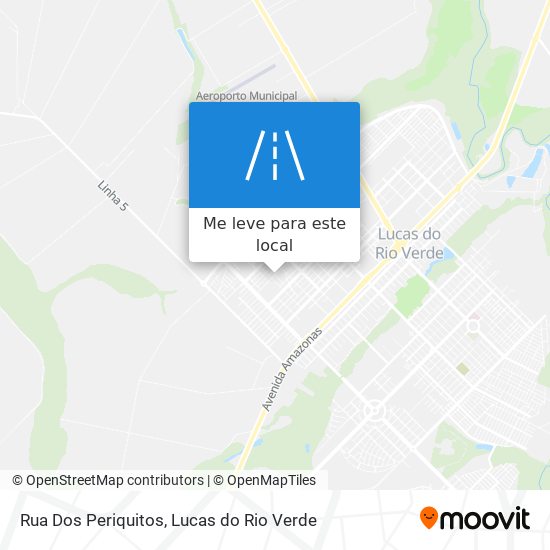 Rua Dos Periquitos mapa