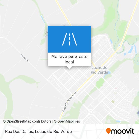 Rua Das Dálias mapa