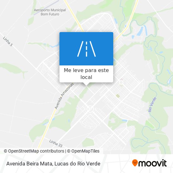 Avenida Beira Mata mapa