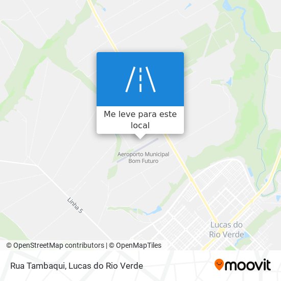 Rua Tambaqui mapa