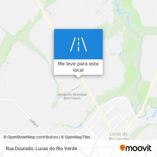 Rua Dourado mapa