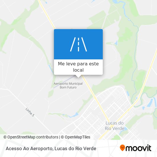 Acesso Ao Aeroporto mapa