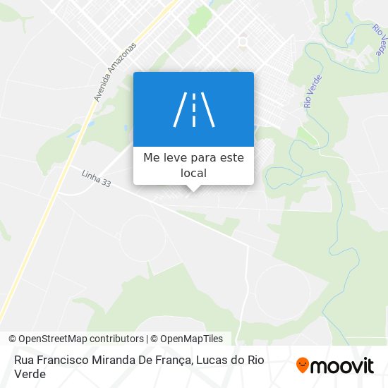 Rua Francisco Miranda De França mapa