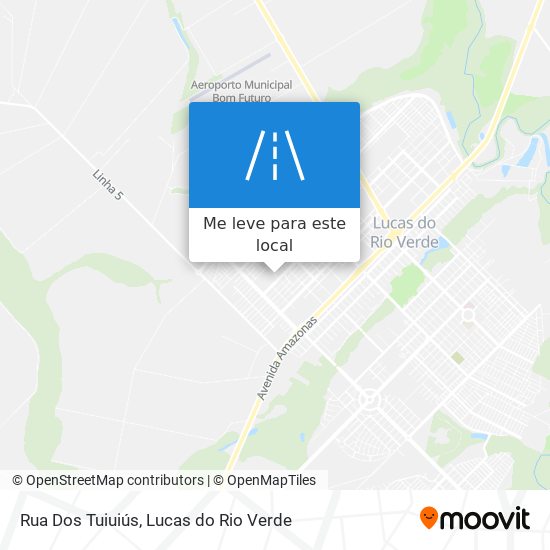 Rua Dos Tuiuiús mapa