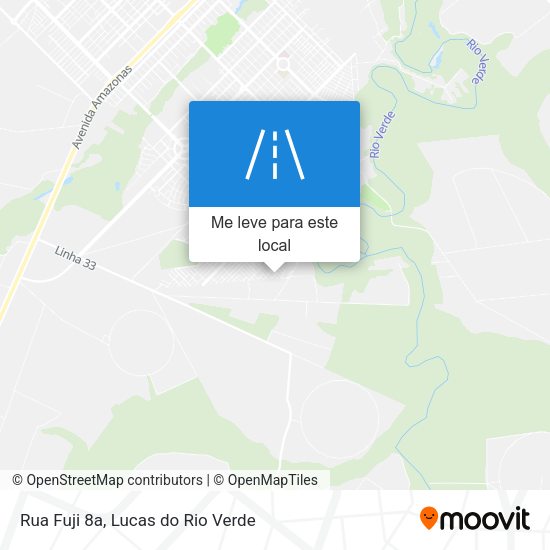 Rua Fuji 8a mapa