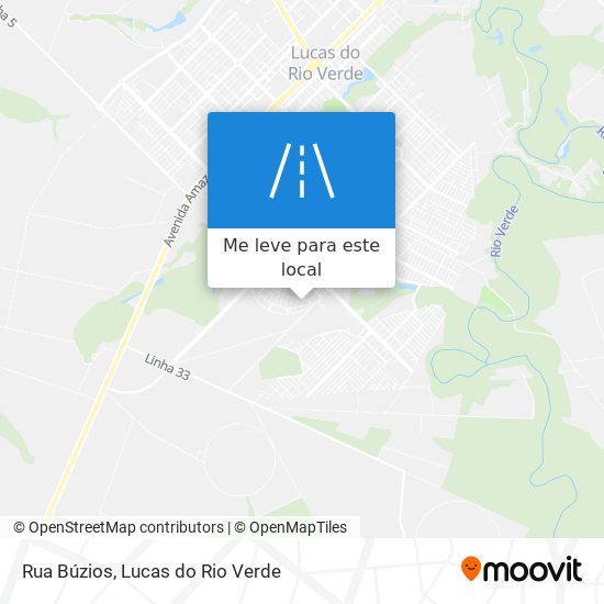 Rua Búzios mapa