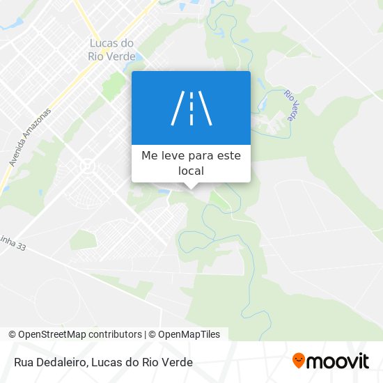 Rua Dedaleiro mapa