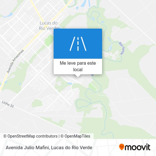 Avenida Julio Mafini mapa