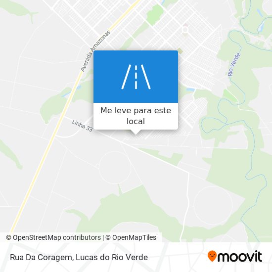 Rua Da Coragem mapa