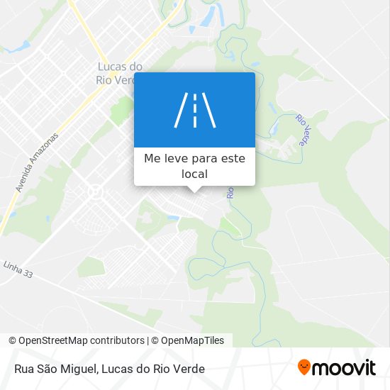 Rua São Miguel mapa