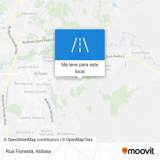 Rua Floresta mapa