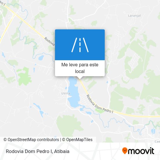 Rodovia Dom Pedro I mapa