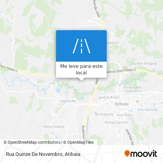 Rua Quinze De Novembro mapa