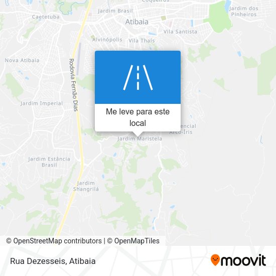 Rua Dezesseis mapa