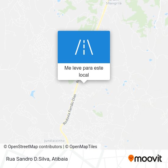 Rua Sandro D.Silva mapa