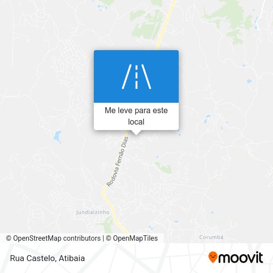Rua Castelo mapa