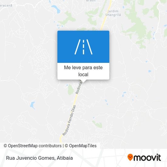 Rua Juvencio Gomes mapa