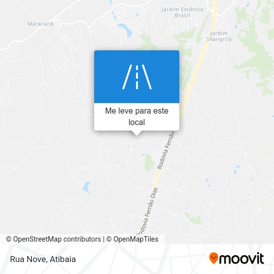 Rua Nove mapa
