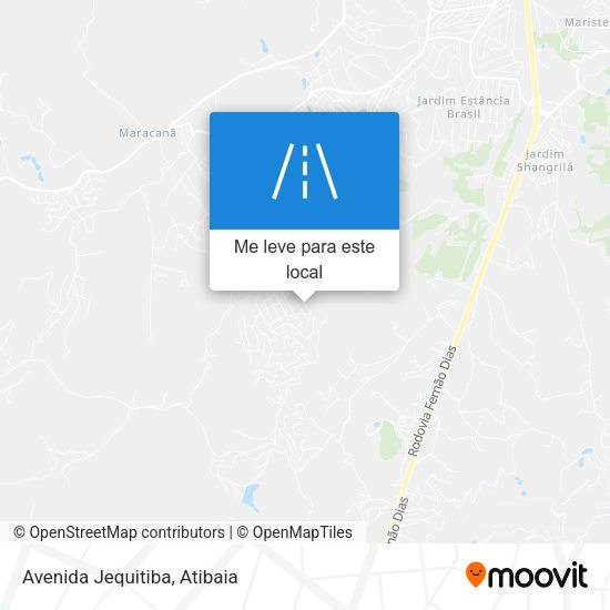 Avenida Jequitiba mapa