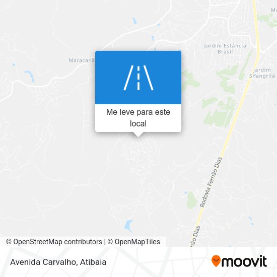 Avenida Carvalho mapa