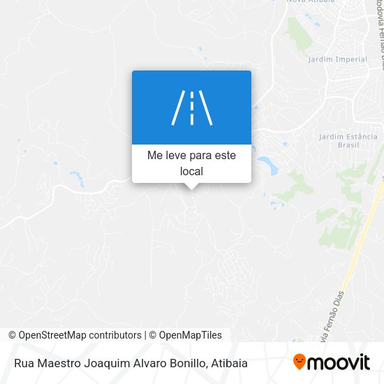 Rua Maestro Joaquim Alvaro Bonillo mapa