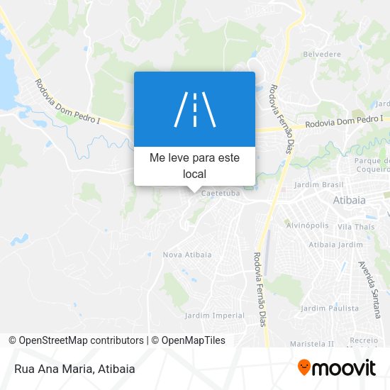 Rua Ana Maria mapa