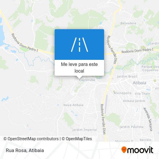 Rua Rosa mapa