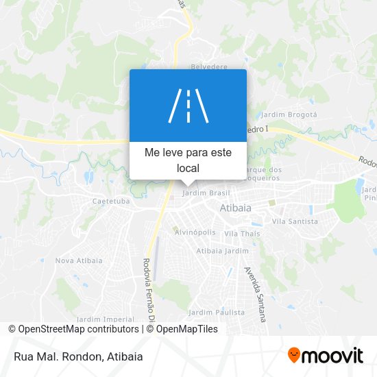 Rua Mal. Rondon mapa
